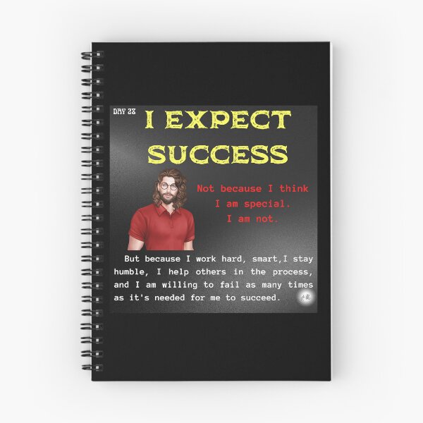 Item preview, Day 28 of the year: I expect success designed and sold by BuddyBoots.
