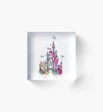 Princess Castle Acrylic Block