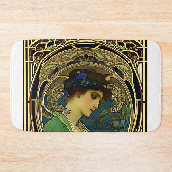 Item preview, Lady old style art illustration designed and sold by RedeBubblee.