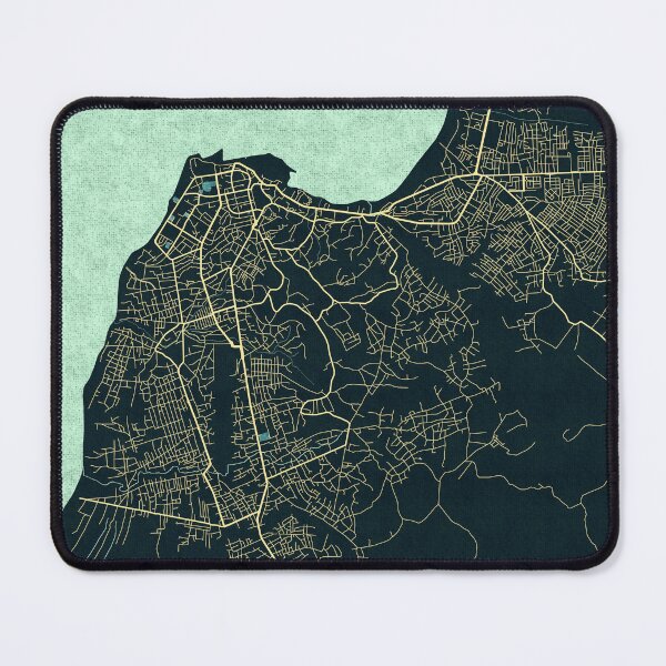 Item preview, Cabinda City Map of Angola - Summer designed and sold by deMAP.