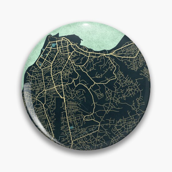 Item preview, Cabinda City Map of Angola - Summer designed and sold by deMAP.
