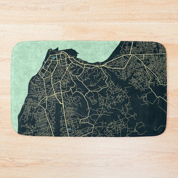 Item preview, Cabinda City Map of Angola - Summer designed and sold by deMAP.