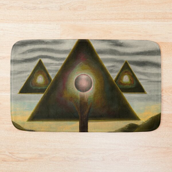 Item preview, Surrealist painting like digital art with pyramids tree roots and the seed of the monad with within designed and sold by Ataraxia  Apparel.