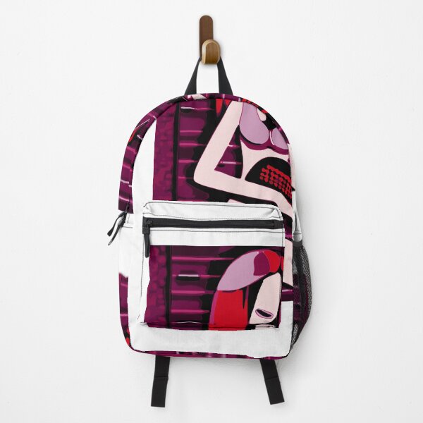 Item preview, "The Red and Pink Haired Violinist in her Window" designed and sold by FunnyShopGirl.