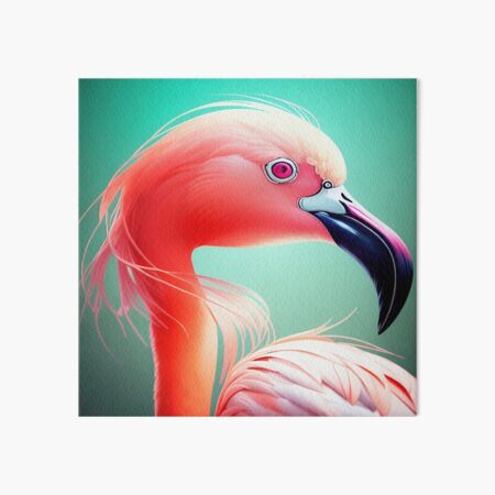 Flamingo Art Art Board Prints for Sale