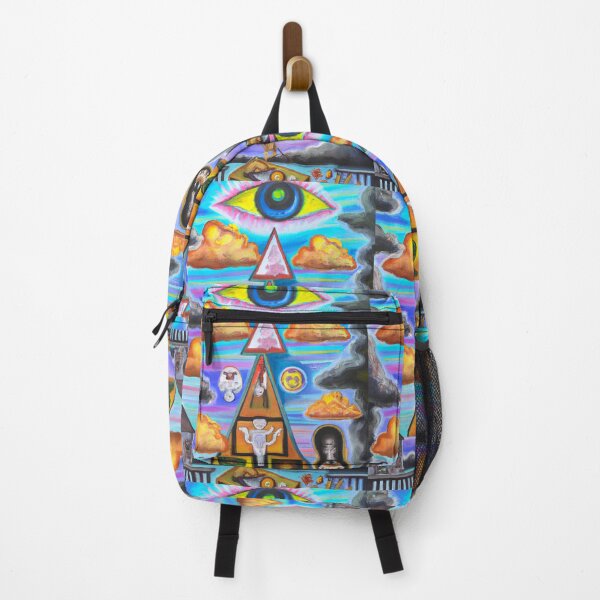 Item preview, Surrealist painting like digital art with occult symbolism and All Seeing Eye designed and sold by Ataraxia Apparel.