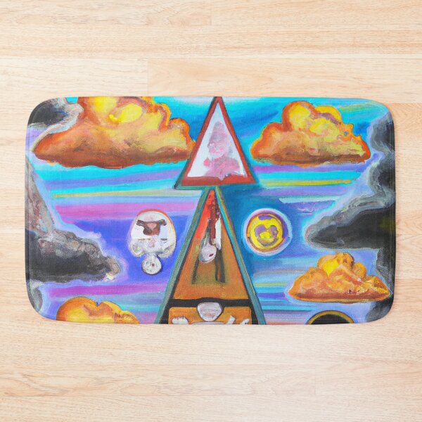 Item preview, Surrealist painting like digital art with occult symbolism and All Seeing Eye designed and sold by Ataraxia  Apparel.