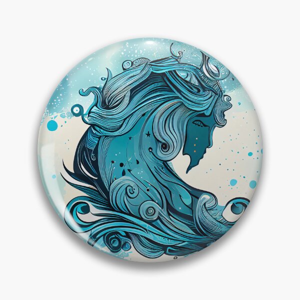 Item preview, Aquarius Zodiac Sign Star Alignment designed and sold by PosterManiaRo.