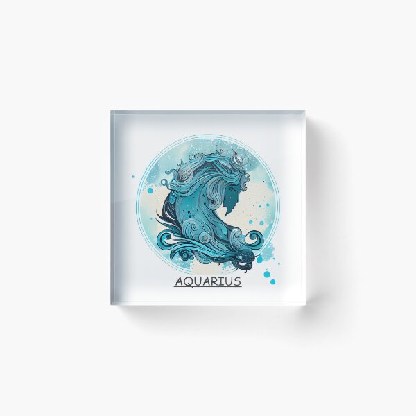 Item preview, Aquarius Zodiac Sign Star Alignment designed and sold by PosterManiaRo.