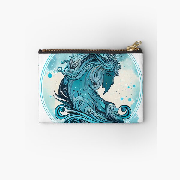 Item preview, Aquarius Zodiac Sign Star Alignment designed and sold by PosterManiaRo.