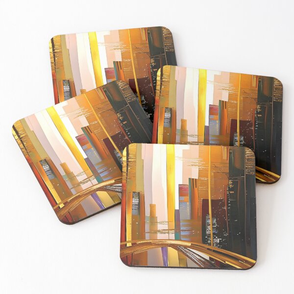 Item preview, Abstract City Painting 10 designed and sold by Art by Lilia.
