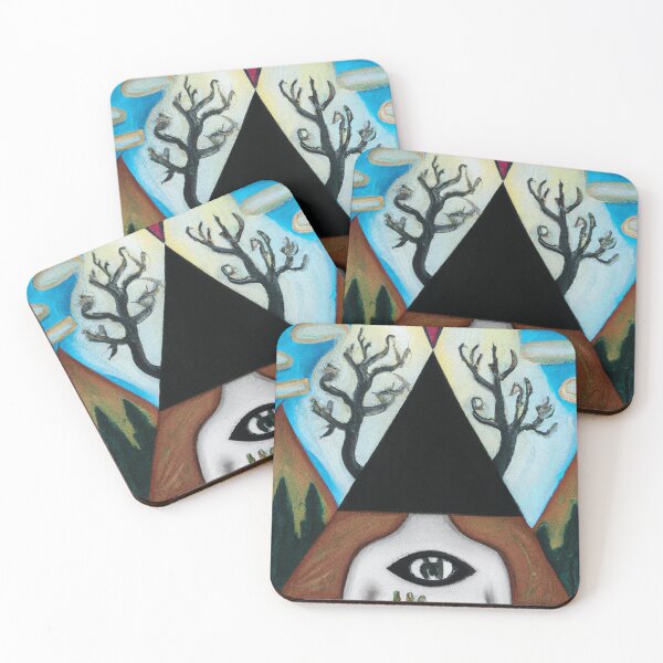 Item preview, Surrealist painting like digital art of As Above so Below with occult symbolism and All Seeing Eye designed and sold by Ataraxia  Apparel.