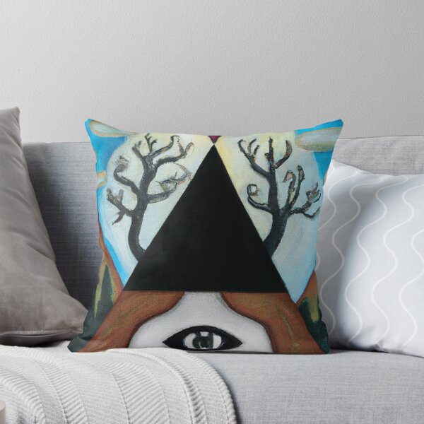 Item preview, Surrealist painting like digital art of As Above so Below with occult symbolism and All Seeing Eye designed and sold by Ataraxia  Apparel.
