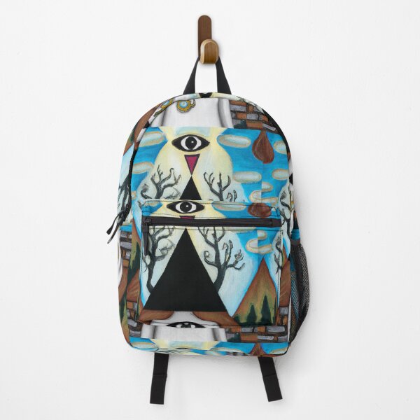 Item preview, Surrealist painting like digital art of As Above so Below with occult symbolism and All Seeing Eye designed and sold by Ataraxia Apparel.