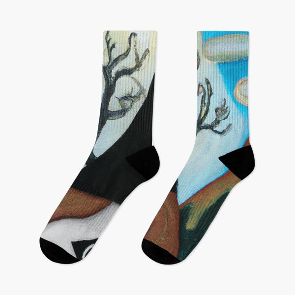 Item preview, Surrealist painting like digital art of As Above so Below with occult symbolism and All Seeing Eye designed and sold by Ataraxia  Apparel.