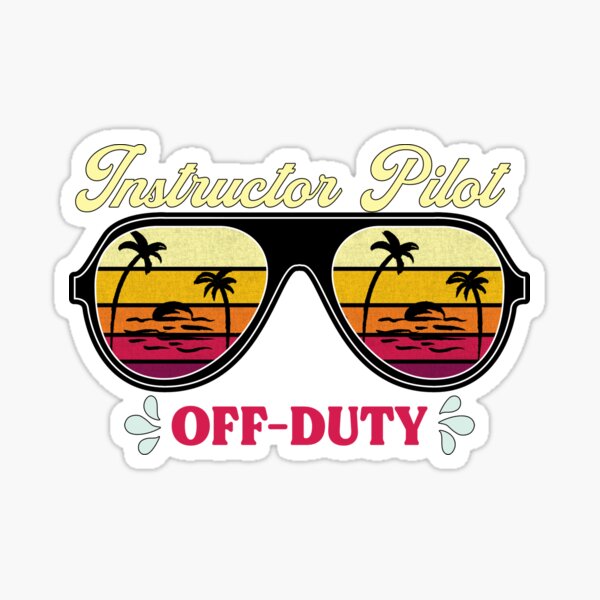 Item preview, Instructor Pilot Off-Duty designed and sold by SpicyAviator.