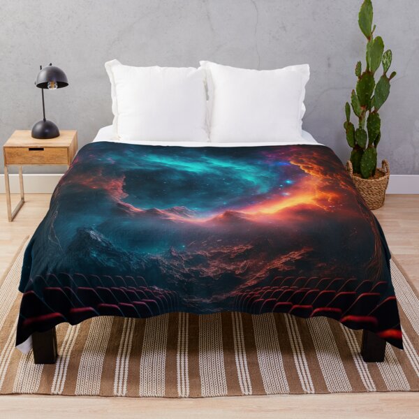 Item preview, Futuristic Theater Spaceship with Galaxies , Nebula Colors , Trending designed and sold by Dualism619.