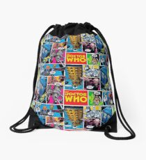 Doctor Who Comic Drawstring Bag