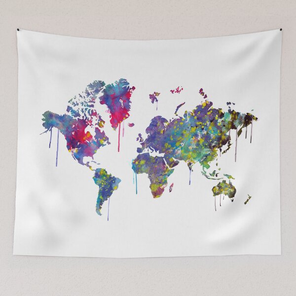 Item preview, World Map designed and sold by bittermoon.