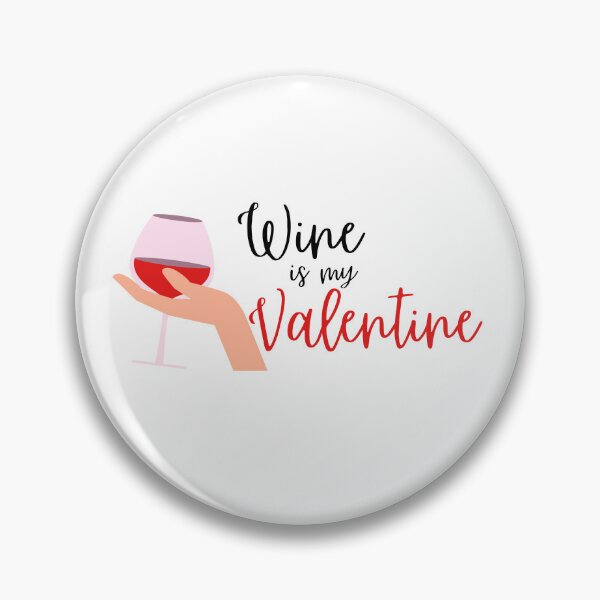 Artikelvorschau, Wein ist mein Valentinstags-Design entworfen und verkauft von sbadesignstudio.
