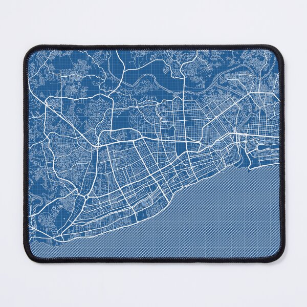 Item preview, Santo Domingo City Map of Dominican Republic - Blueprint designed and sold by deMAP.