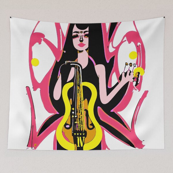 Item preview,  "The Rosy-Aura Violinist" designed and sold by FunnyShopGirl.