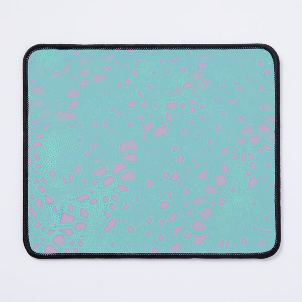 Item preview, Aqua and Pink Abstract Lace Pattern designed and sold by asurtiumgreen.