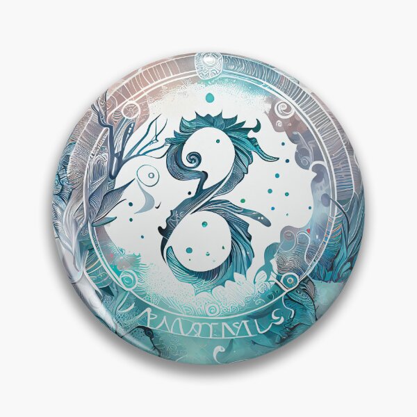 Item preview, Aquarius Zodiac Celestial Sign Water designed and sold by PosterManiaRo.