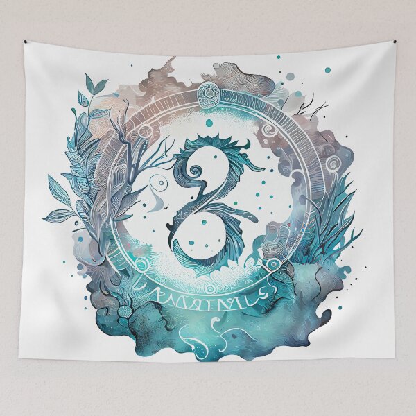 Item preview, Aquarius Zodiac Celestial Sign Water designed and sold by PosterManiaRo.