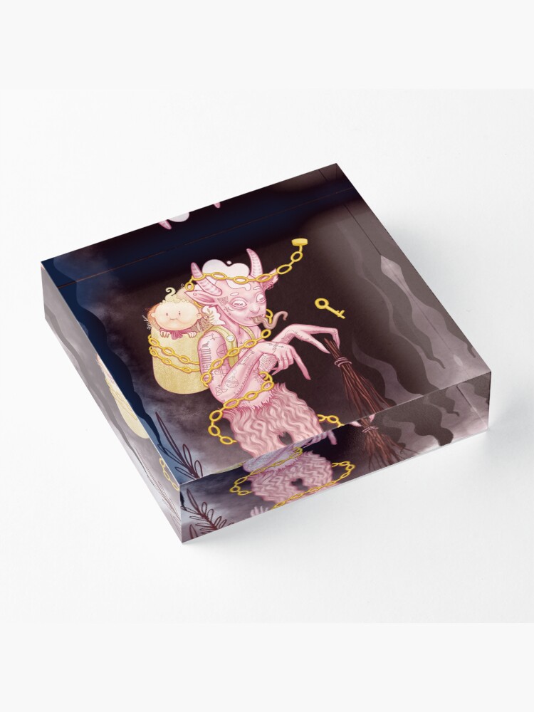 Alternate view of Kreepy Krampus Acrylic Block