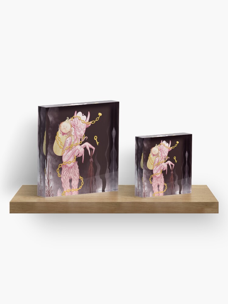 Alternate view of Kreepy Krampus Acrylic Block