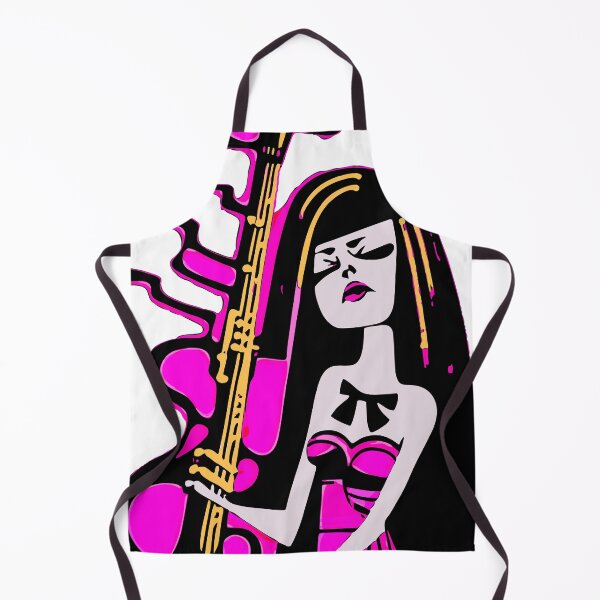 Item preview, "The Fuchsia and Gold Violinist" designed and sold by FunnyShopGirl.