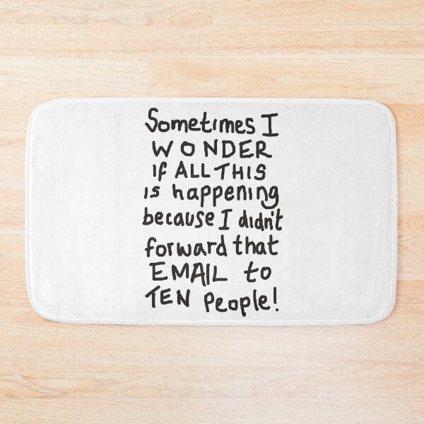 Item preview, Sometimes I wonder (Email) designed and sold by Daveseedhouse.