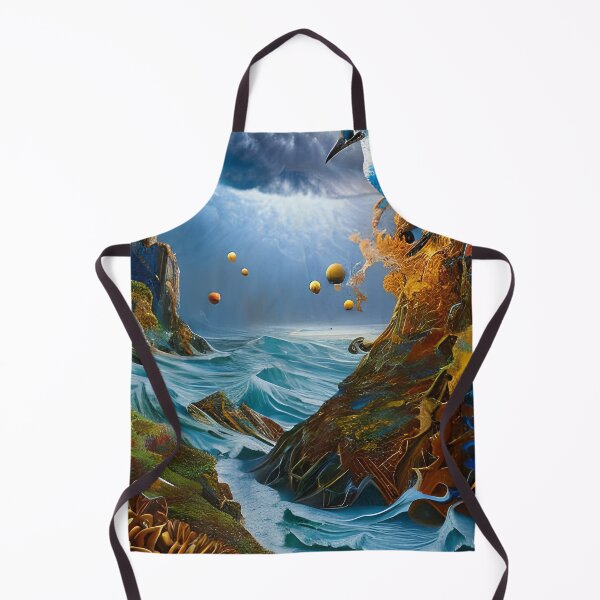 Item preview, Surrealist painting like digital art of The Sea of Chaos Surrealist style designed and sold by Ataraxia Apparel.