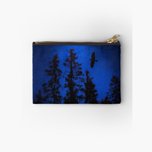 Item preview, Hooded Crow Flying in Mystic Forest  designed and sold by Taina Sohlman.