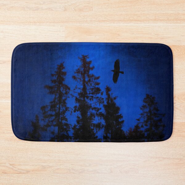 Item preview, Hooded Crow Flying in Mystic Forest  designed and sold by Taina Sohlman.