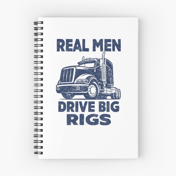 Item preview, Real men drive big rigs truck driver  designed and sold by Majesticoo.