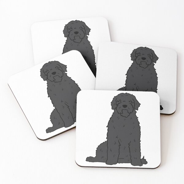 Item preview, Portuguese water dog cute illustration  designed and sold by Yarafantasyart.