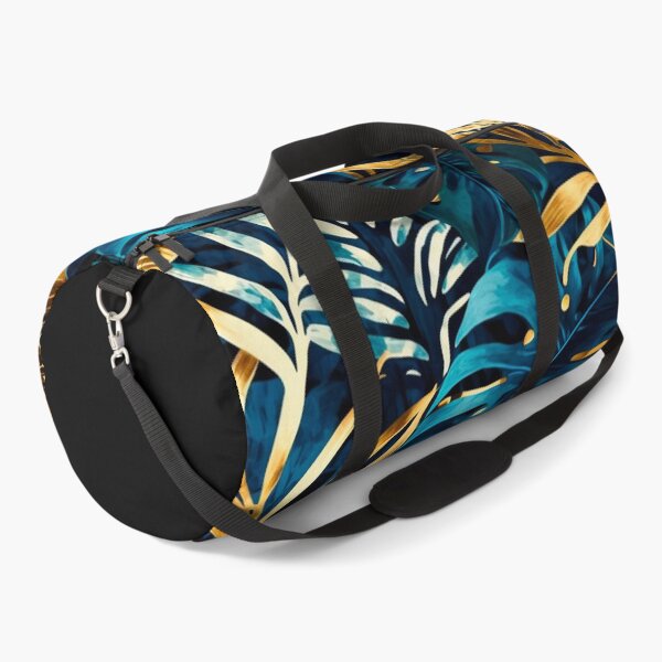 Item preview, blue and gold jungle designed and sold by Aurore-dessin.