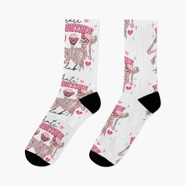 Item preview, Anti Valentine Club - Valentine's Day Skeleton - Galentine's Day -  designed and sold by Nicole Creates.