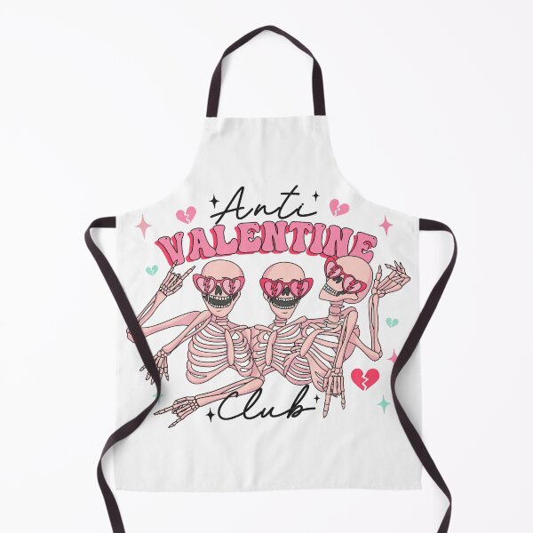 Item preview, Anti Valentine Club - Valentine's Day Skeleton - Galentine's Day - designed and sold by Nicole Creates.