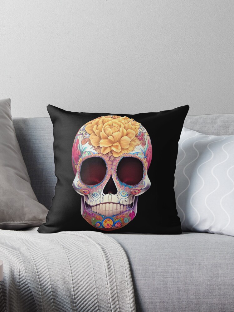 Day of the hot sale dead throw pillows