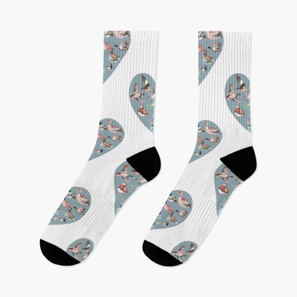 Item preview, waterfowl blue heart duck lover designed and sold by TheWaterBirds.