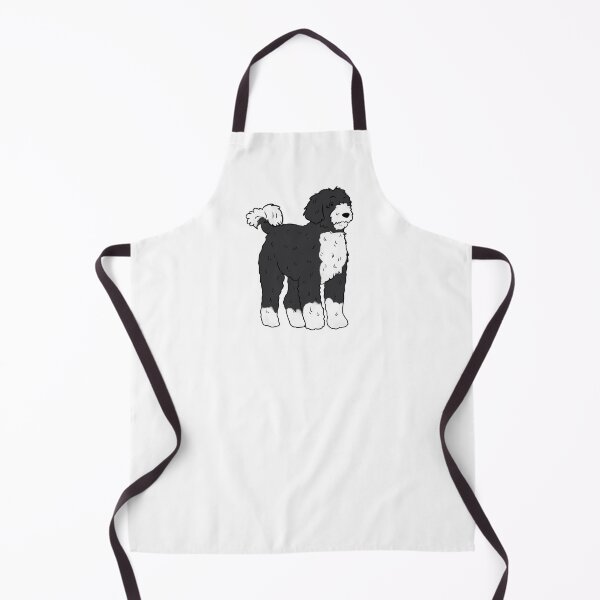Item preview, Portuguese water dog cute illustration designed and sold by Yarafantasyart.