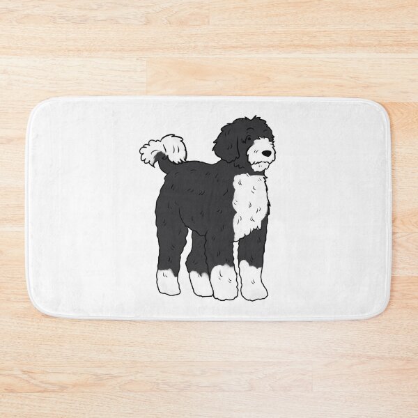 Item preview, Portuguese water dog cute illustration  designed and sold by Yarafantasyart.