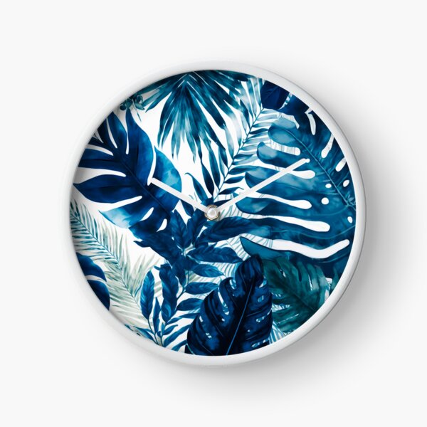 Vista previa del artículo con la obra «selva azul y blanca», diseñado y vendido por Aurore-dessin.