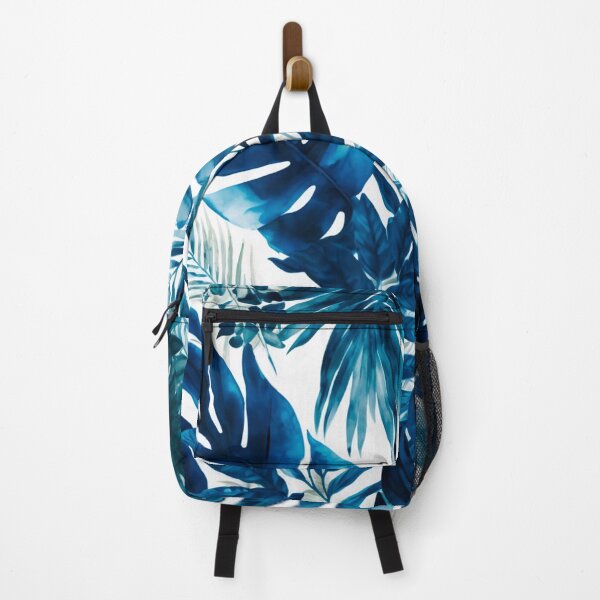 Item preview, blue and white jungle designed and sold by Aurore-dessin.