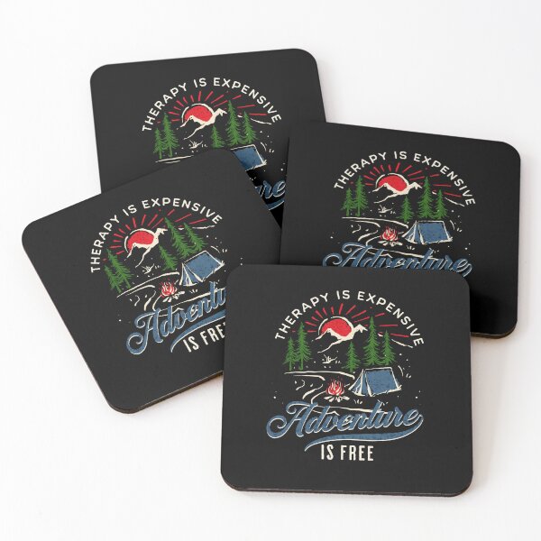 Item preview, Therapy is Expensive Adventure is Free designed and sold by Trinket-Trickster.