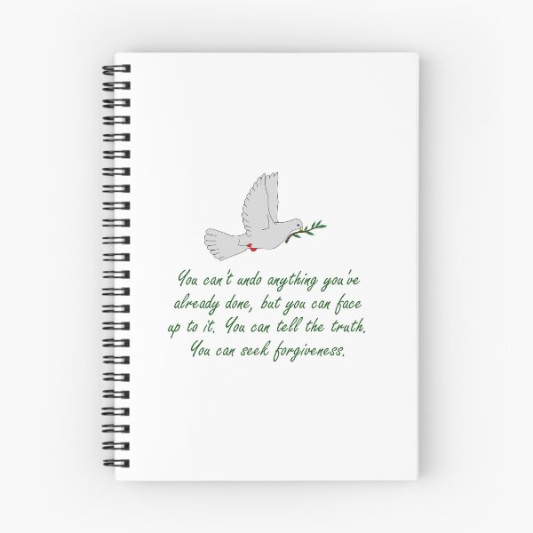 Item preview, You Can't Undo Anything You've Already Done - Forgiveness Quote designed and sold by CrankyOldDude.