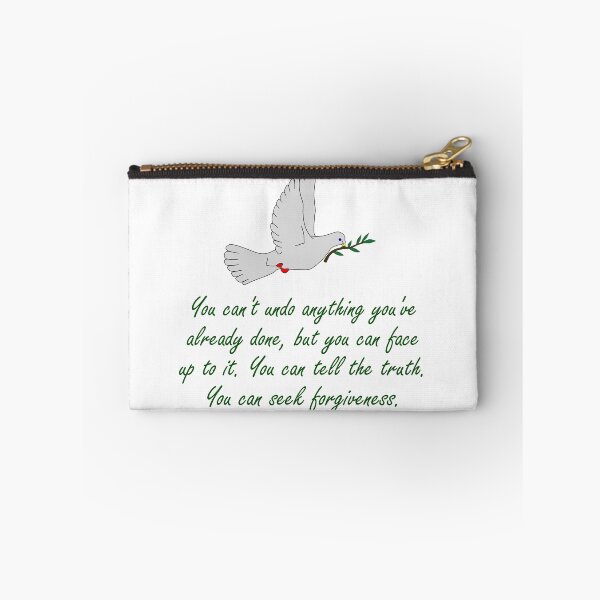 Item preview, You Can't Undo Anything You've Already Done - Forgiveness Quote designed and sold by CrankyOldDude.